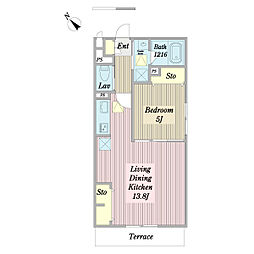 間取図画像 1LDK