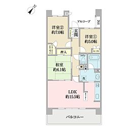 間取図画像 3LDK