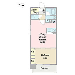 間取図画像 1LDK