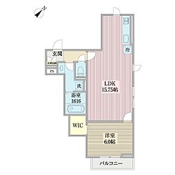 アーバンライフもねの里 1LDKの間取図画像