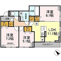 物件の間取り