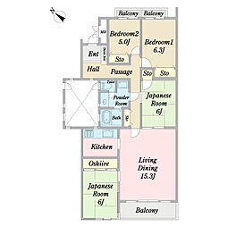 間取図画像 4LDK