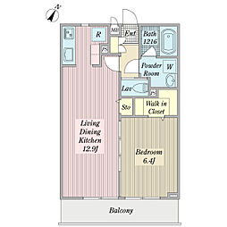 間取図画像 1LDK