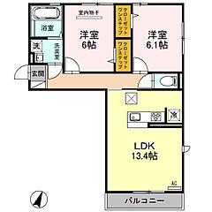 物件の間取り