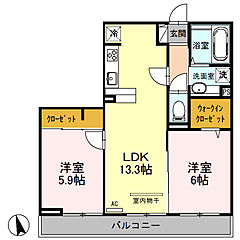物件の間取り