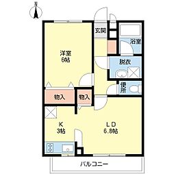 間取図画像 1LDK