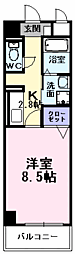 間取図画像 1K