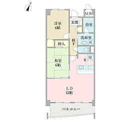 物件の間取り