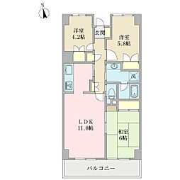 間取図画像 3LDK