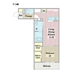 物件の間取り