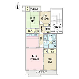 間取図画像 3LDK