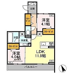 物件の間取り