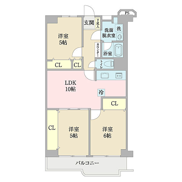 間取りを拡大表示