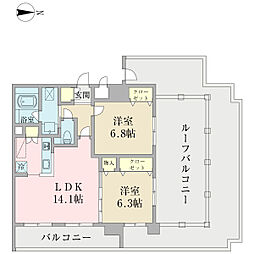 ESPERANZA 2LDKの間取図画像