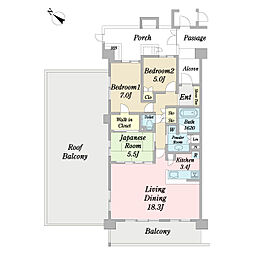 間取図画像 3LDK