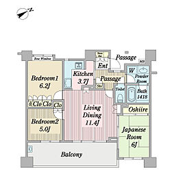 間取図画像 3LDK