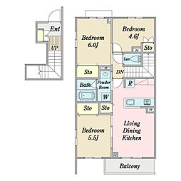 間取図画像 3LDK