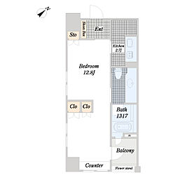 間取図画像 ワンルーム