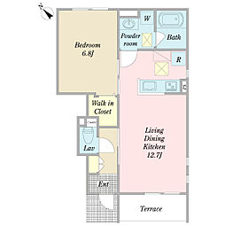 間取図画像 1LDK