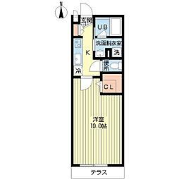 Saimu 1Kの間取図画像