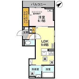 間取図画像 1LDK