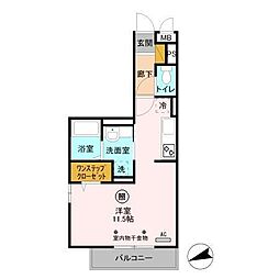 間取図画像 ワンルーム