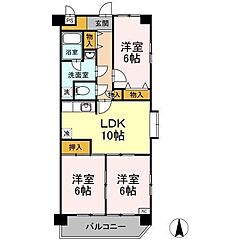 物件の間取り