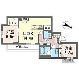 フォレスト 2LDKの間取図画像