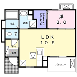 間取図画像 1LDK