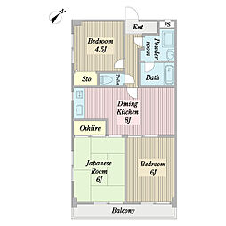 間取図画像 3LDK