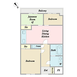 間取図画像 3LDK