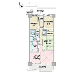 間取図画像 3LDK