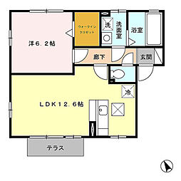 間取図画像 1LDK