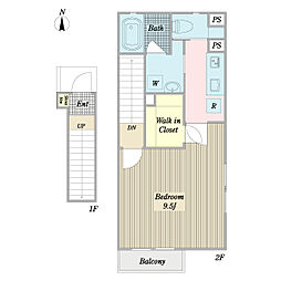 EarthField 1Kの間取図画像