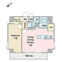 間取図画像 1LDK