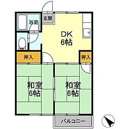 間取図画像 2DK