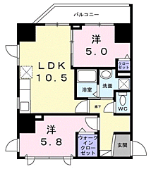 物件の間取り