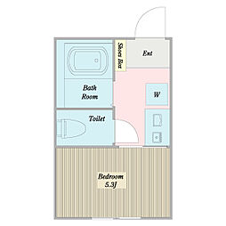 間取図画像 ワンルーム