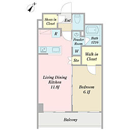 間取図画像 1LDK