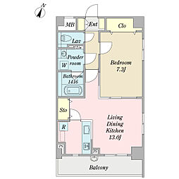 間取図画像 1LDK