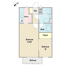 間取図画像 1LDK