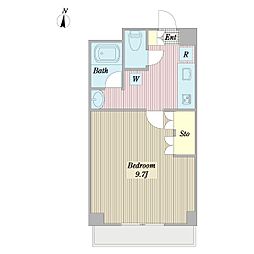 アトリオ久が原 1Kの間取図画像