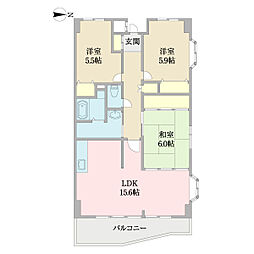 間取図画像 3LDK