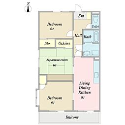 間取図画像 3LDK