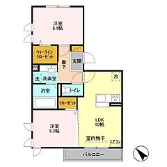 物件の間取り