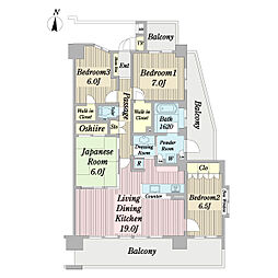 間取図画像 4LDK