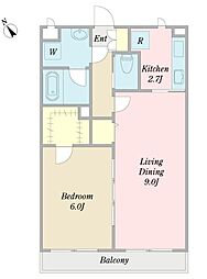 あお空しいのき館 1LDKの間取図画像