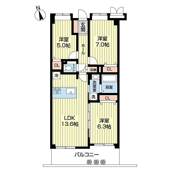 間取りを拡大表示