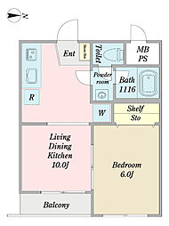 間取図画像 1LDK
