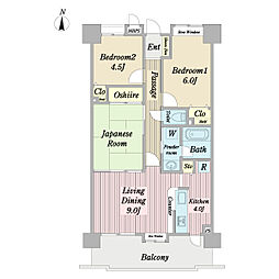 間取図画像 3LDK